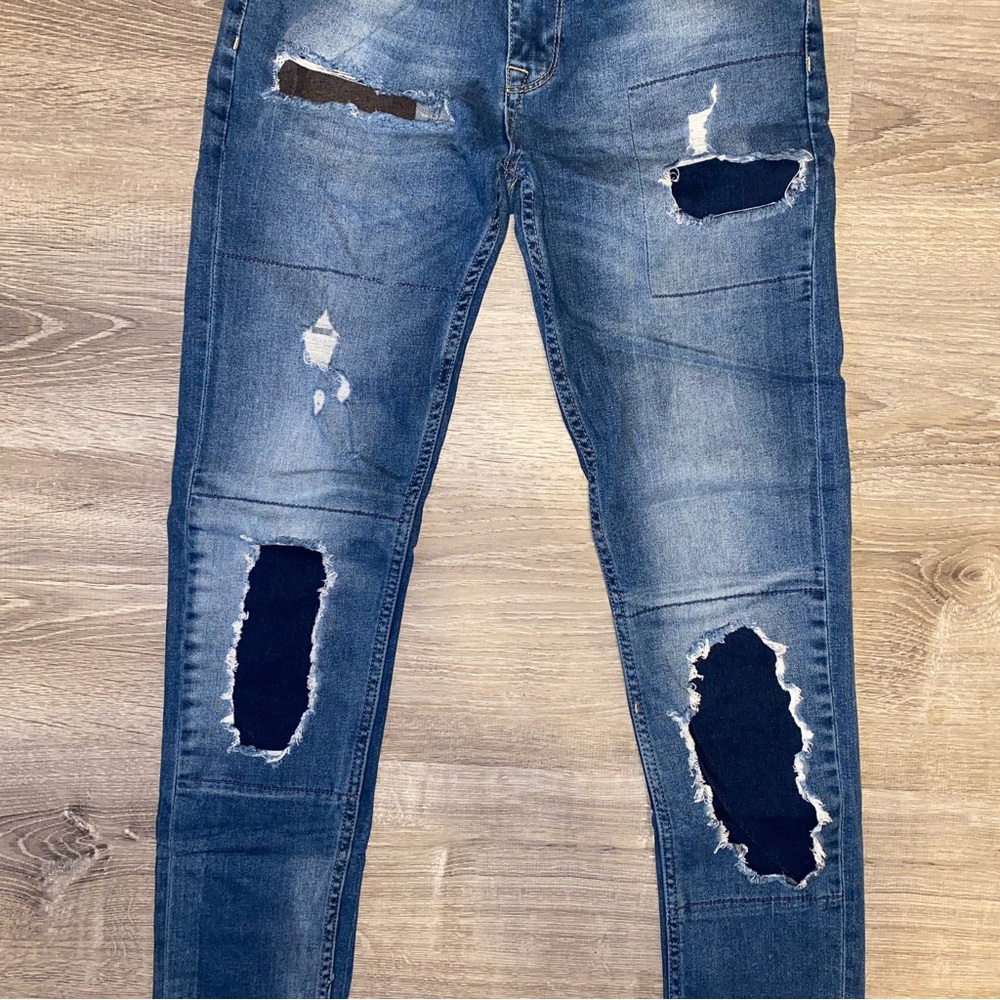 ASOS Skinny Jeans In Mid Wash - Picture 4 of 4